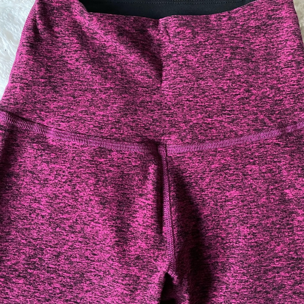 Pink High-Waisted Leggings